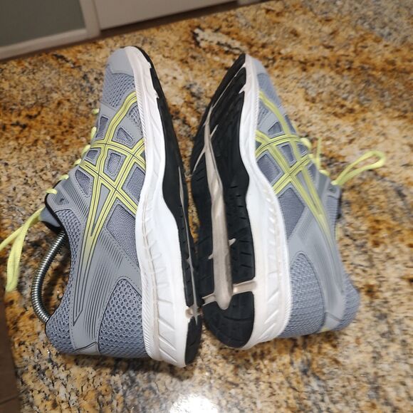 Asics Contend 5 Running Shoes Sneakers Men's Size 12.5 Sheet Rock Safety Yellow - Picture 6 of 12